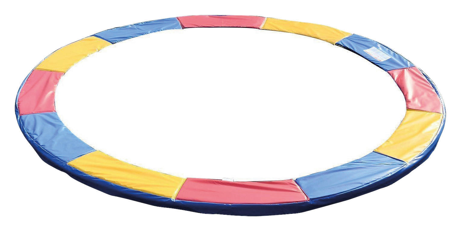 Outsunny Trampolin blau D: ca. 366 cm Trampolin_Randabdeckung - blau/gelb (366,00cm) - Outsunny