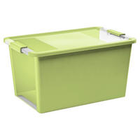 KIS Aufbewahrungsbox BI Box grün B/H/L: ca. 35x28x55 cm BI Box - grün/transparent (55,00/35,00/28,00cm) - KIS