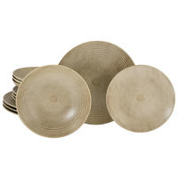 CreaTable Teller-Set Catania sand Steinzeug Catania - sand - CreaTable