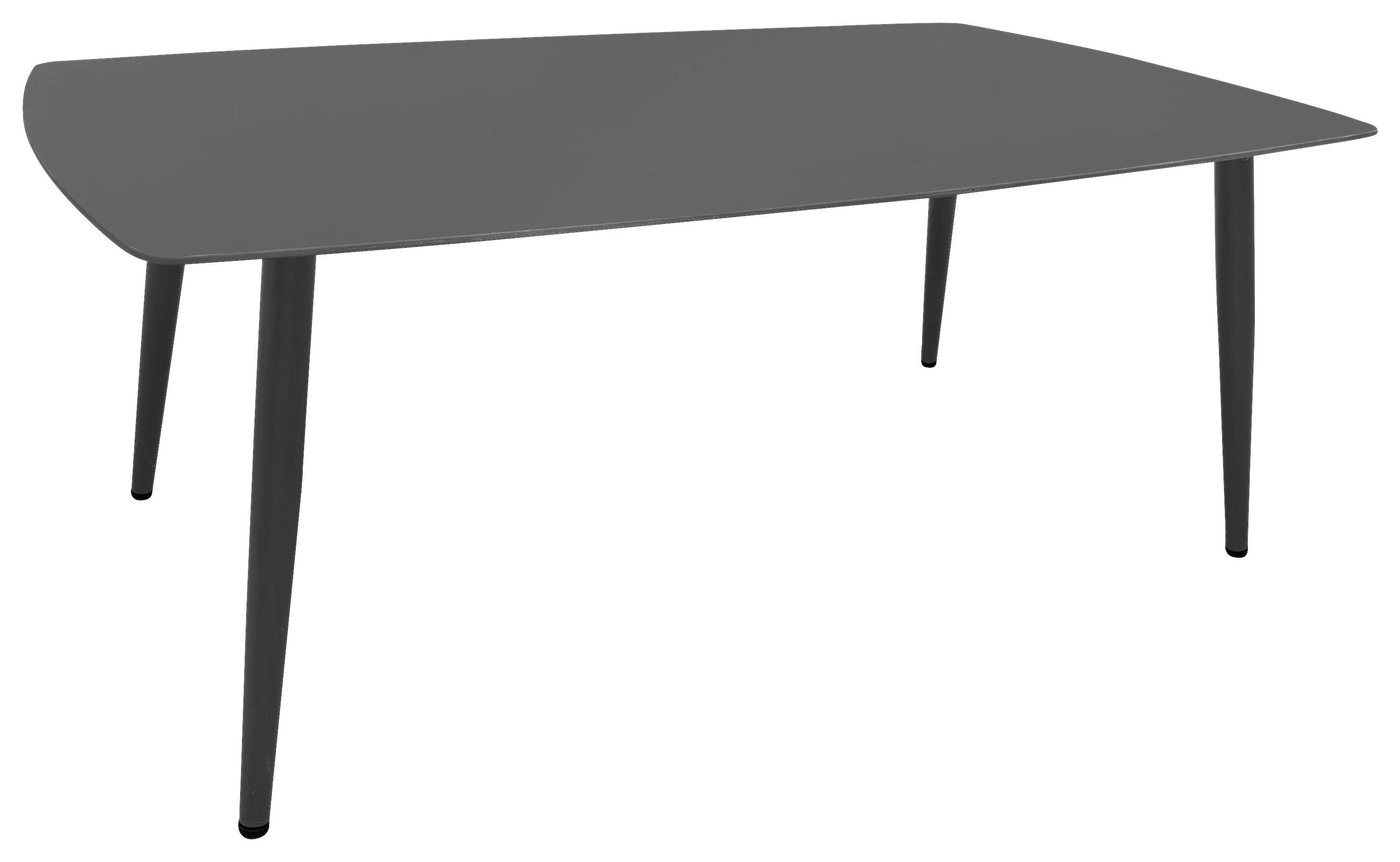 POCOline Gartentisch Lara schwarz Stahlrohr B/H/L: ca. 60x40x105 cm Lara - schwarz (105,00/60,00/40,00cm) - POCOline