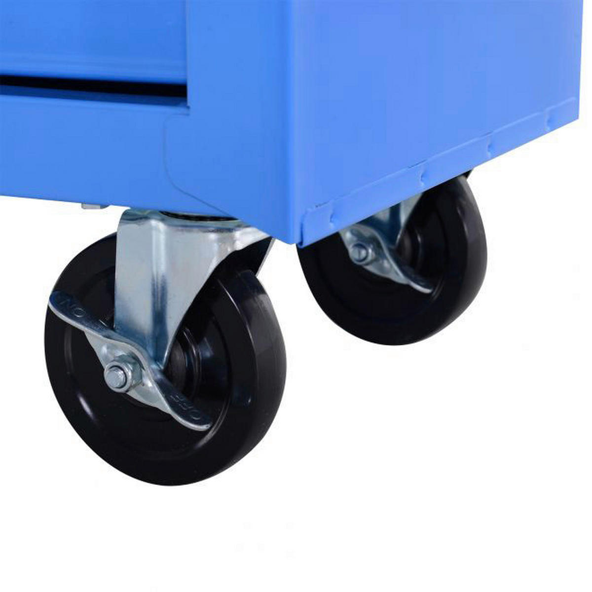 Werkstattwagen mit 5 Schubladen blau B/H/T: ca. 67,5x77x33 cm Fahrbarer Werkstattwagen E2-0005 - blau (67,50/77,00/33,00cm) - HOMCOM