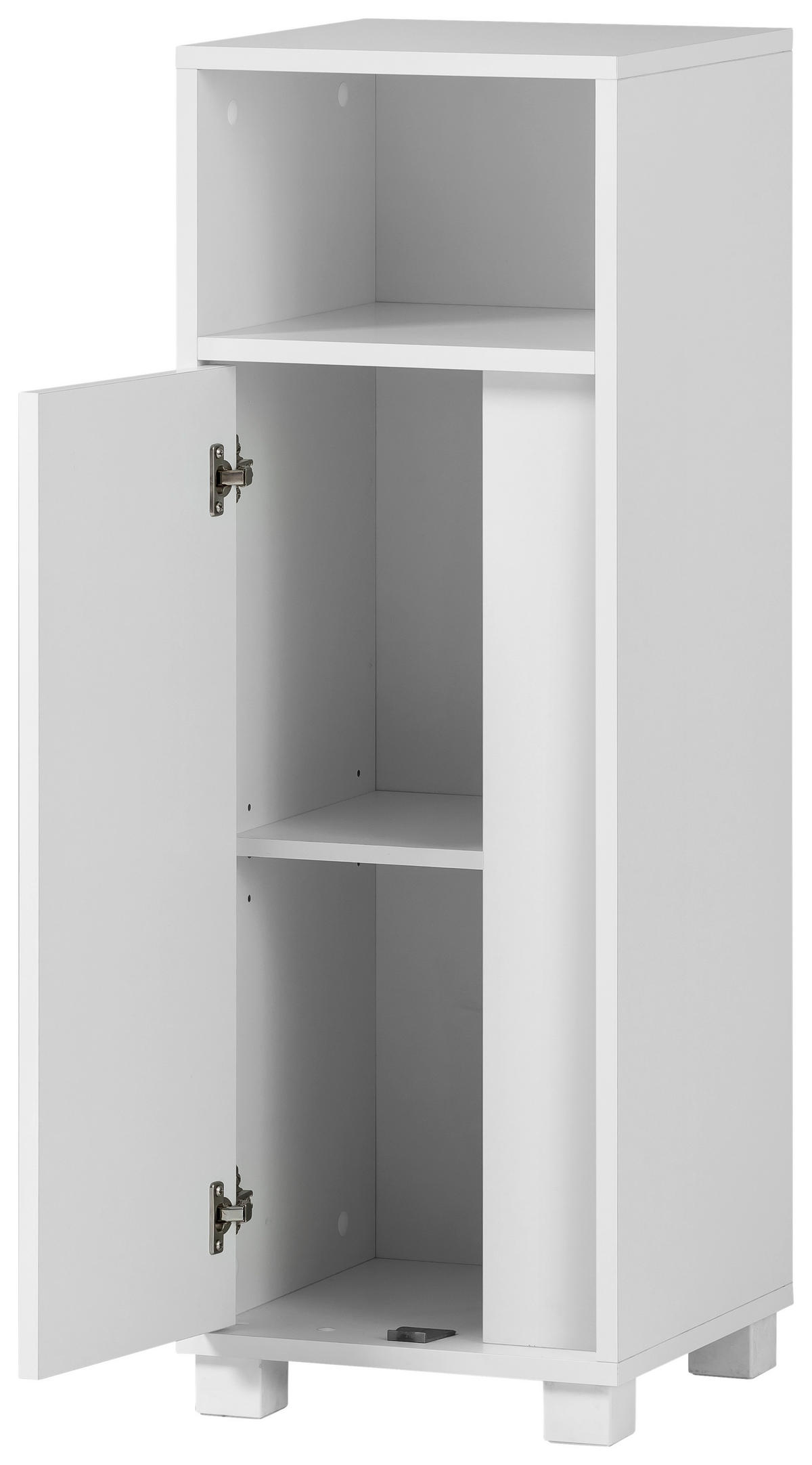Midischrank Dex weiß matt B/H/T: ca. 32,6x95,6x33 cm Dex - weiß (32,60/95,60/33,00cm) - Möbelpartner