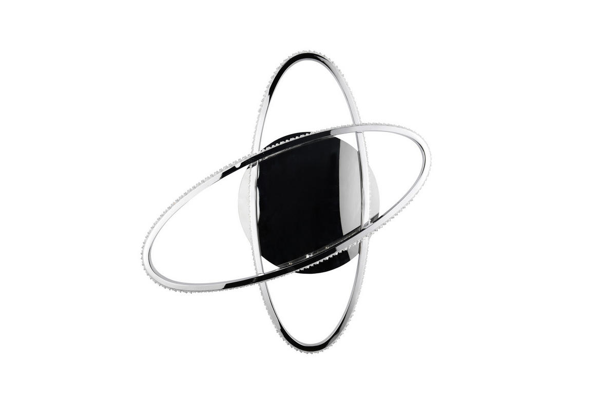 Deckenleuchte Chrom Metall B/H/D: ca. 58x9x58 cm LED-Deckenleuchte_Lane - Chrom (58,00/9,00cm)