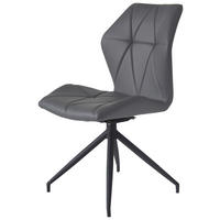 Stuhl  grau B/H/T: ca. 52x90x62 cm Sandro_Stuhl - schwarz/grau (52,00/90,00/62,00cm)