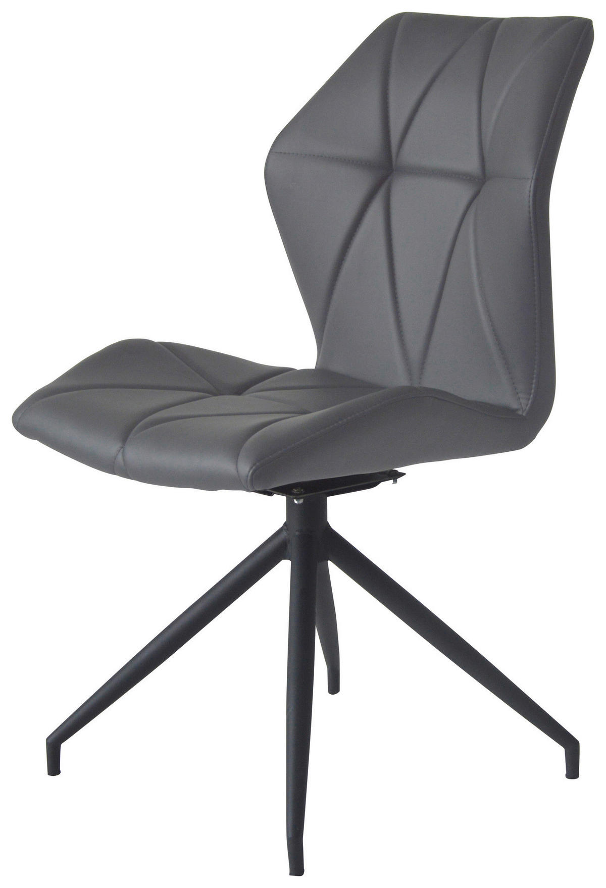 Stuhl  grau B/H/T: ca. 52x90x62 cm Sandro_Stuhl - schwarz/grau (52,00/90,00/62,00cm)