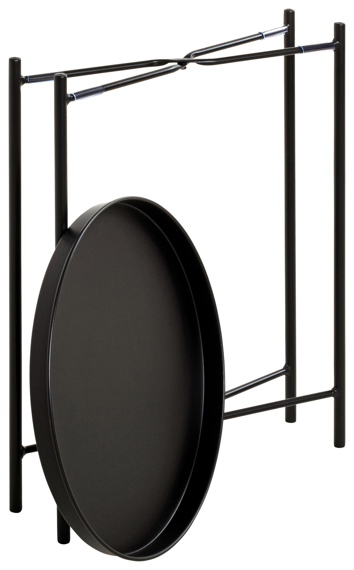 Beistelltisch  schwarz H/D: ca. 50x39 cm Meike_Beistelltisch 25566 - schwarz (39,00/50,00cm)