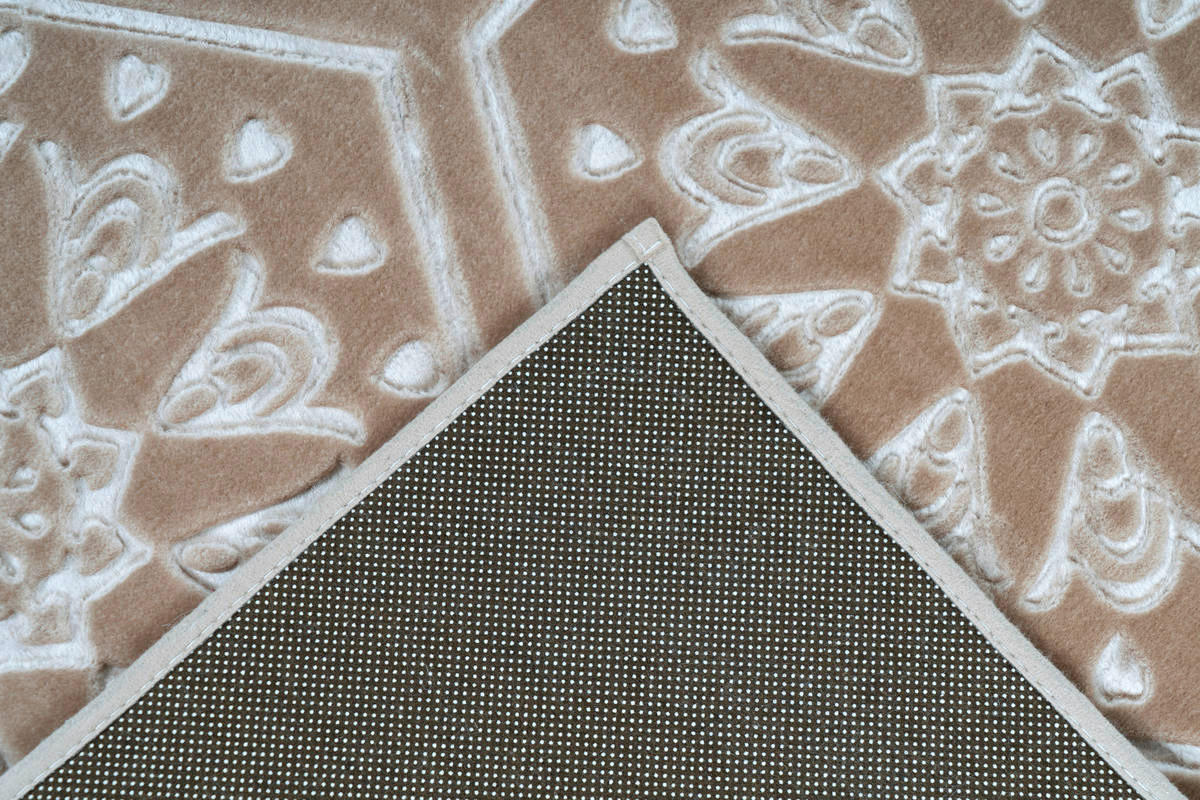 360Living Teppich Monroe taupe B/L: ca. 120x170 cm Monroe - taupe (120,00/170,00cm) - 360Living