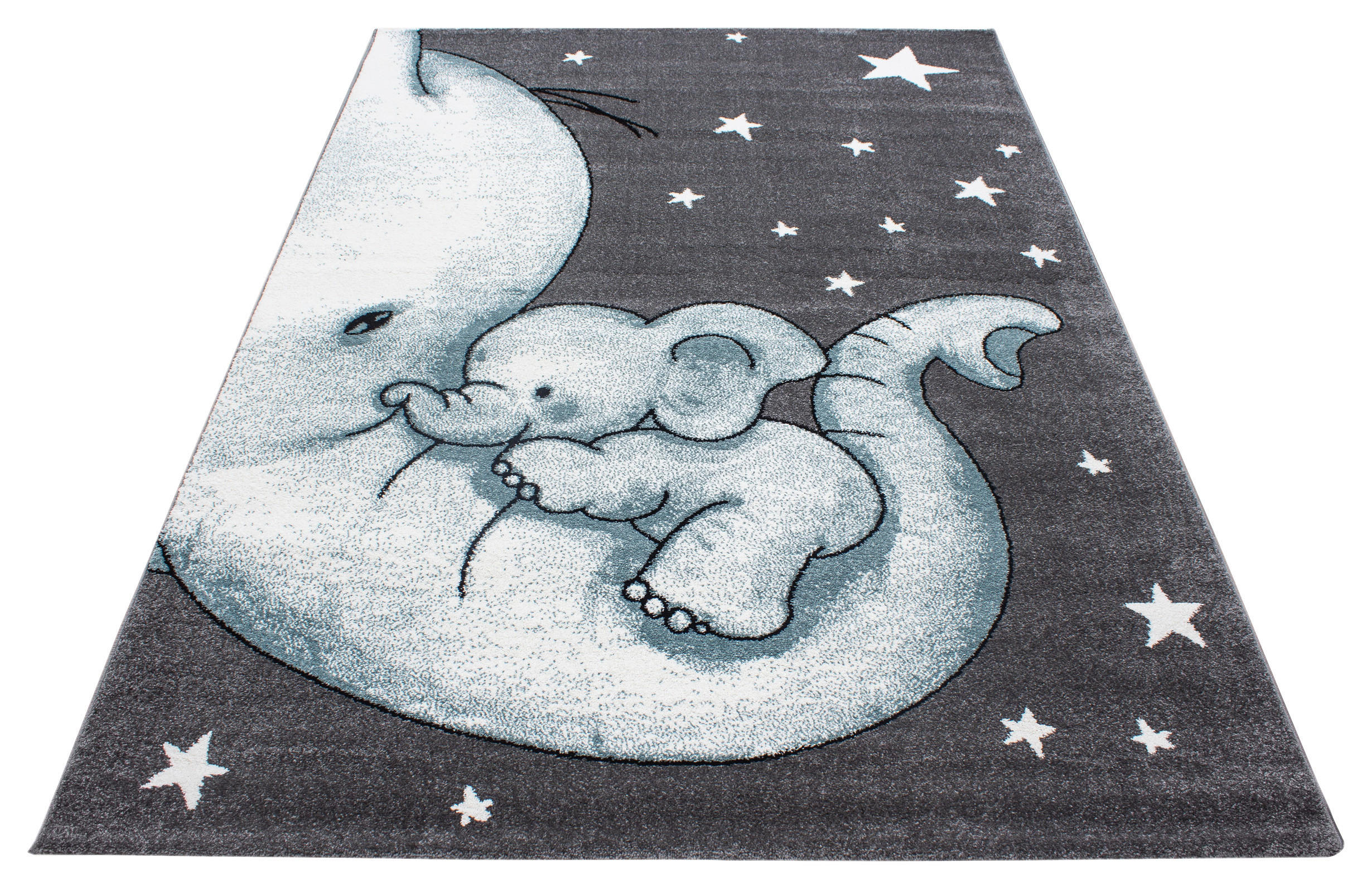 Ayyildiz Teppich KIDS blau B/L: ca. 80x150 cm KIDS - blau (80,00/150,00cm) - Ayyildiz