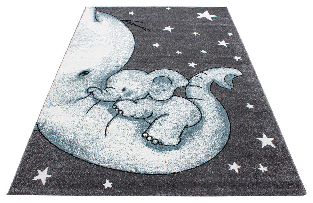 Ayyildiz Teppich KIDS blau B/L: ca. 80x150 cm KIDS - blau (80,00/150,00cm) - Ayyildiz