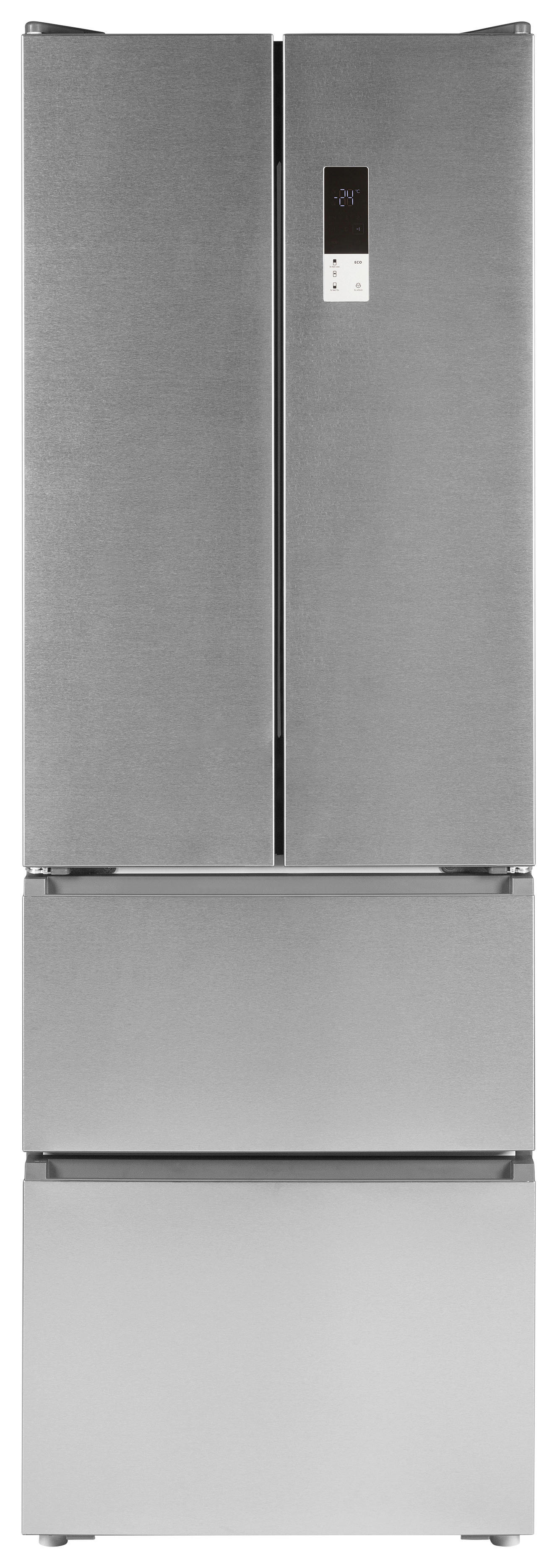 POCOline French-Door Kühl-/Gefrierkombination Inox B/H/T: ca. 59,5x185x68 c günstig online kaufen