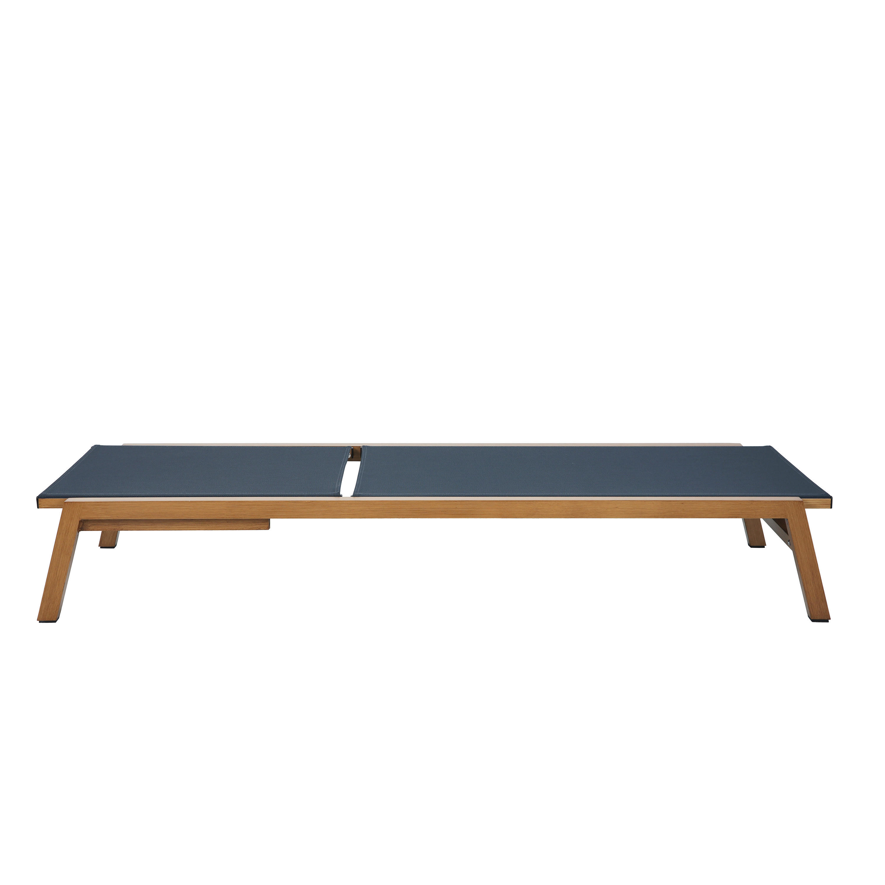AXI Outdoor Living Gartenliege Logan braun Textil B/H/L: ca. 70x30x193 cm Logan - braun/grau (193,00/70,00/30,00cm) - AXI Outdoor Living