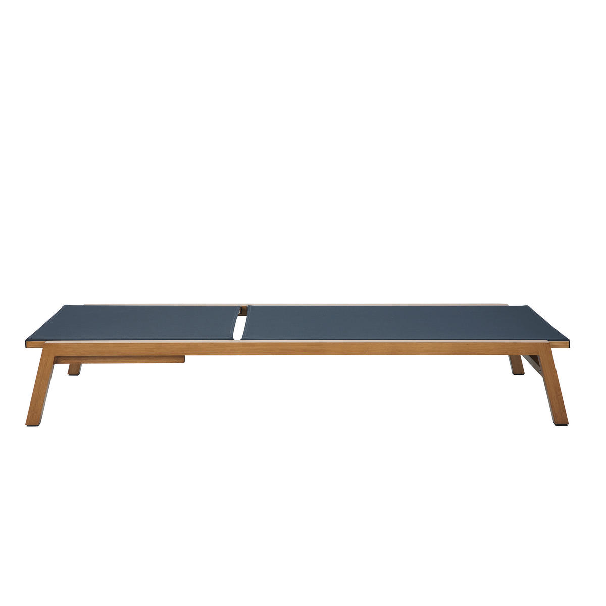 AXI Outdoor Living Gartenliege Logan braun Textil B/H/L: ca. 70x30x193 cm Logan - braun/grau (193,00/70,00/30,00cm) - AXI Outdoor Living