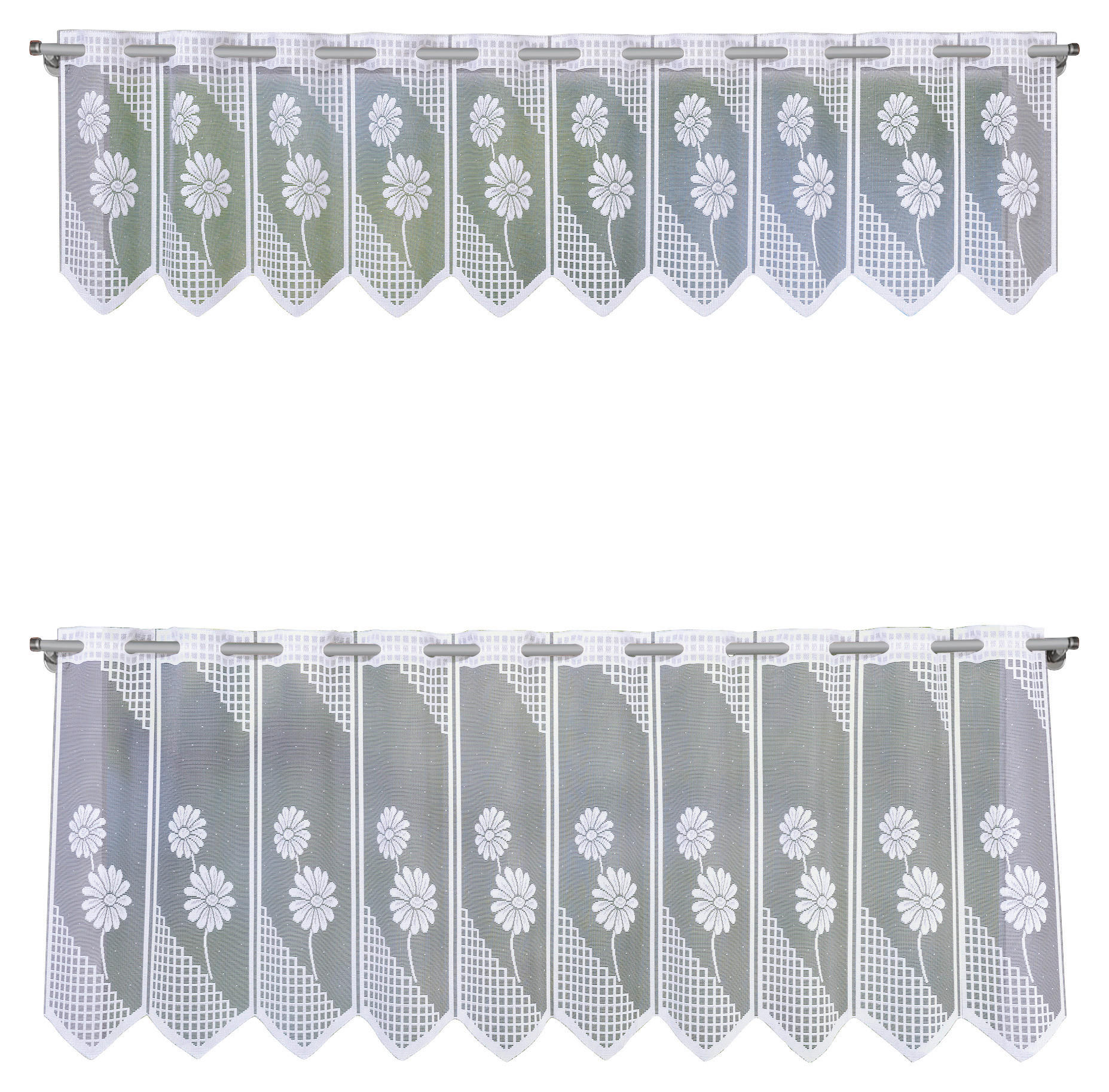 Thumbnail - POCOline Scheibengardine Rügen weiß B/L: ca. 140x45 cm