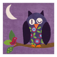 Arte Espina Kurzflorteppich Joy 4049 violett B/L: ca. 130x130 cm Joy 4049 - violett (130,00/130,00cm) - Arte Espina