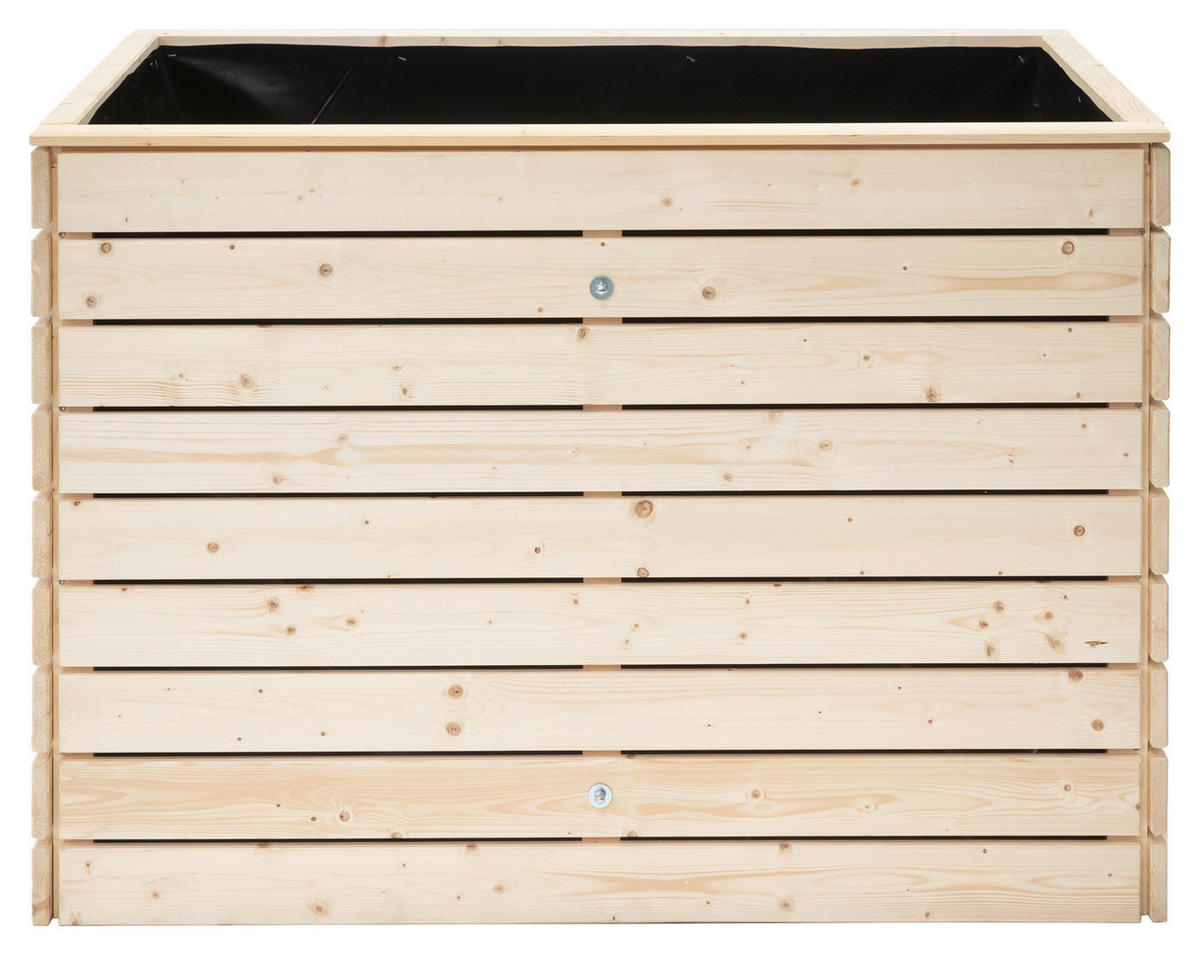 Westmann Hochbeet Fichte L natur Fichte B/H/L: ca. 70x90x130 cm Fichte L - natur (130,00/70,00/90,00cm) - Westmann