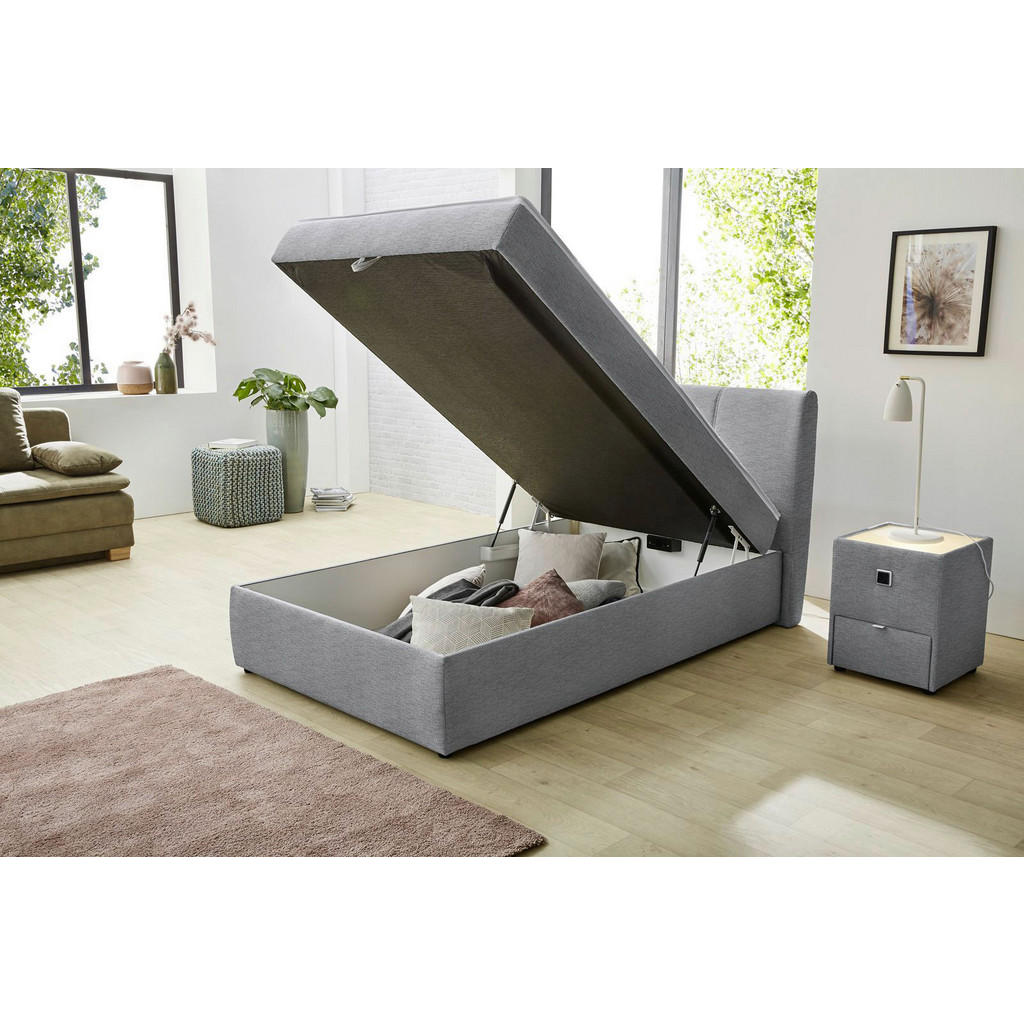 Thumbnail - Polsterbett grau