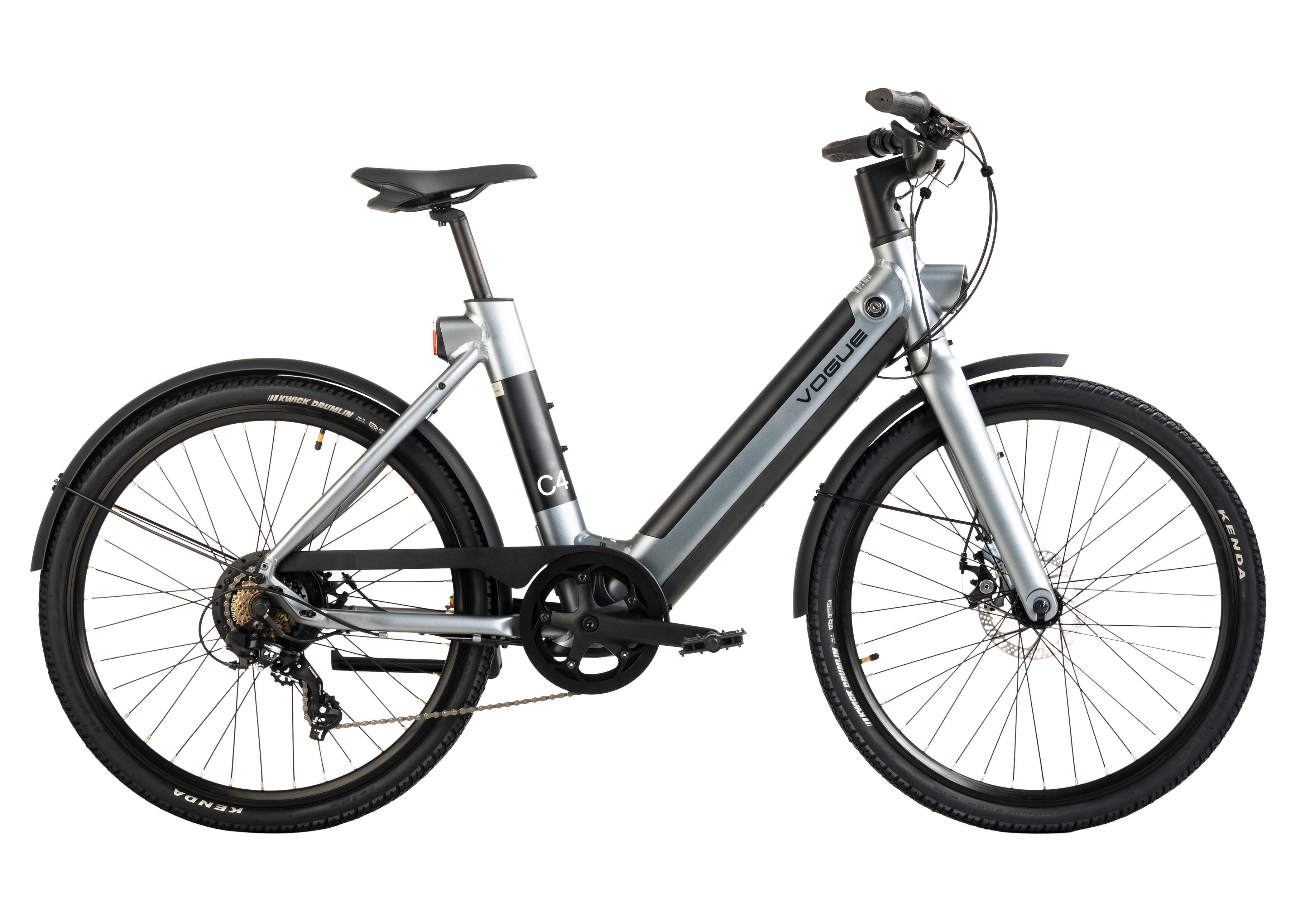 VOGUE BIKE E-Bike C4 793V 26 Zoll Rahmenhöhe 48 cm 7 Gänge grau grau ca. 250 W ca. 26 Zoll