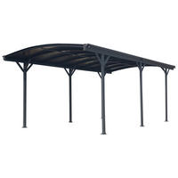 Westmann Carport 17m² B/H/T: ca. 300x220x576 cm 17m² - anthrazit (300,00/220,00/576,00cm) - Westmann