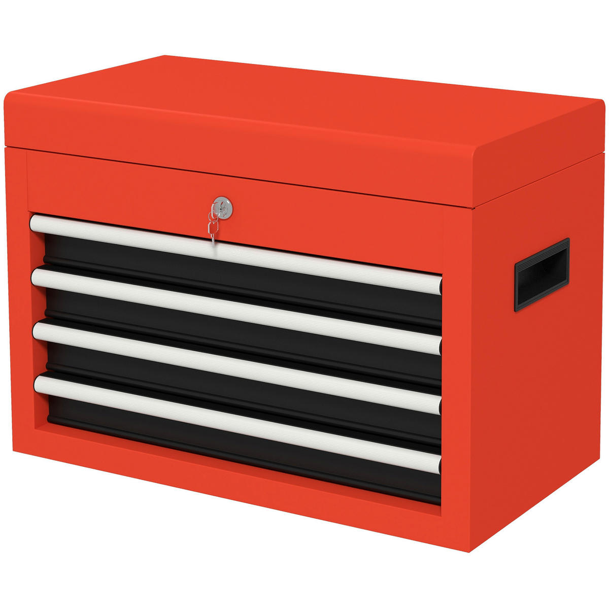 B/H/L: ca. 24,5x45x32,5 cm Werkzeugkasten - rot (32,50/24,50/45,00cm) - DURHAND