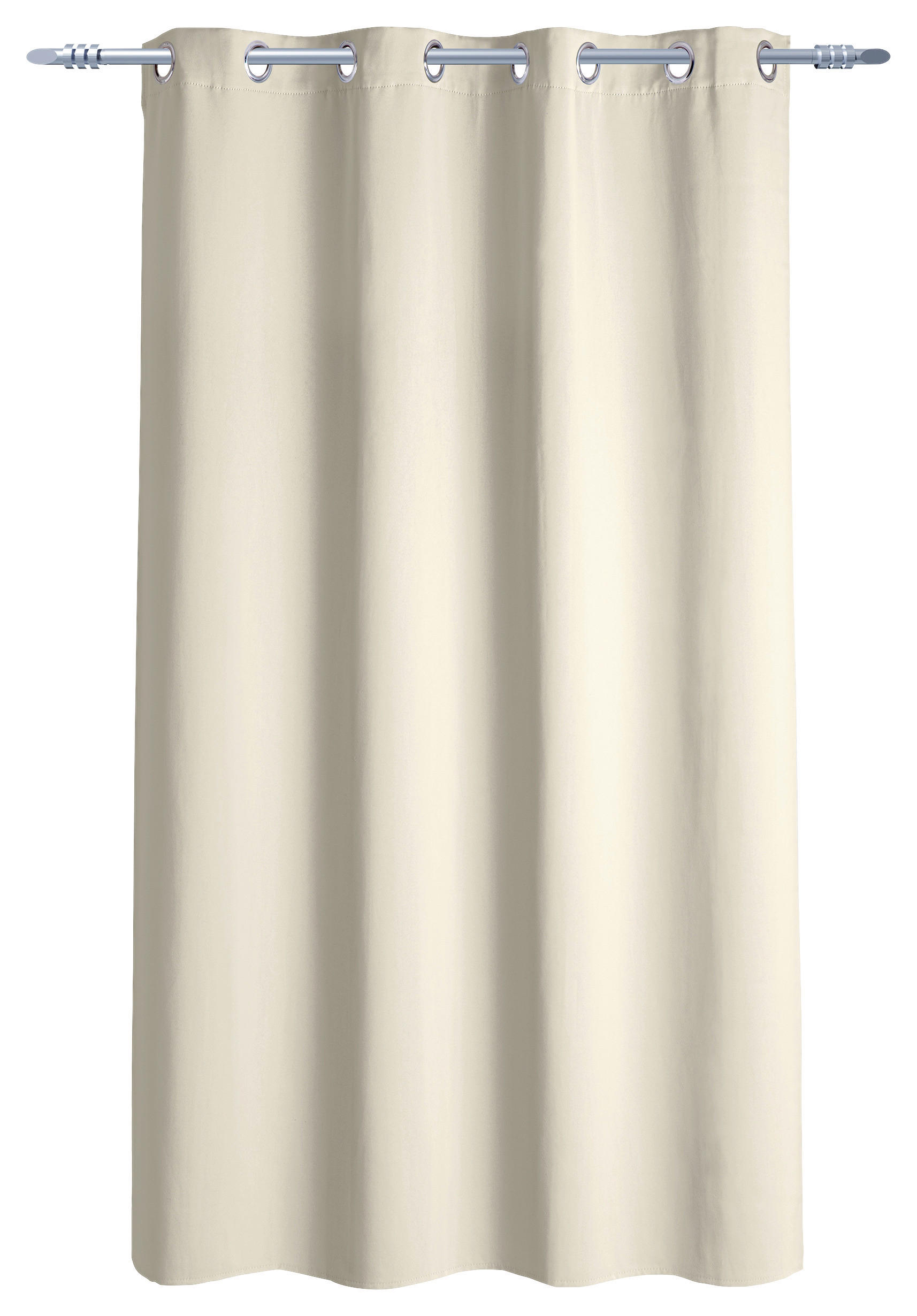Ösenvorhang Verona wollweiß B/L: ca. 140x175 cm Verona - wollweiß (140,00/175,00cm)