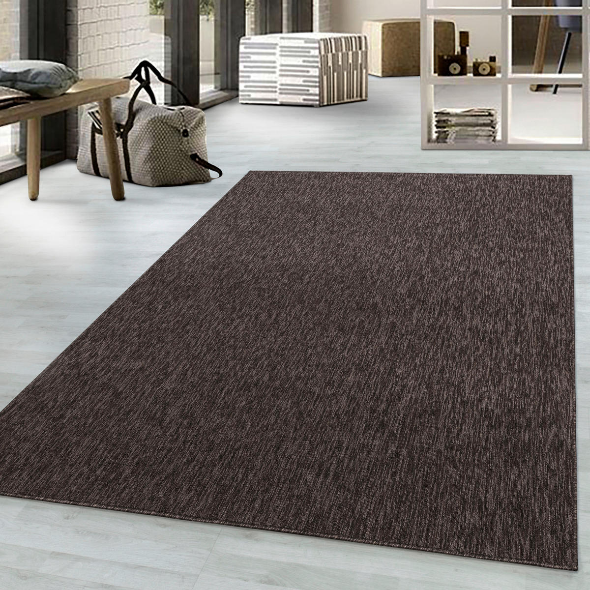 Ayyildiz Teppich Nizza braun B/L: ca. 60x100 cm Nizza - braun (60,00/100,00cm) - Ayyildiz