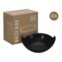 CreaTable Servierset Streat Balti Dish schwarz Steinzeug Streat Balti Dish - schwarz - CreaTable