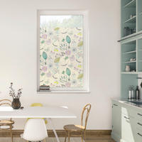 LICHTBLICK Fensterfolie My Bohemian Garden Natur My Bohemian Garden bunt B/L: ca. 100x100 cm My Bohemian Garden - bunt (100,00/100,00cm) - LICHTBLICK