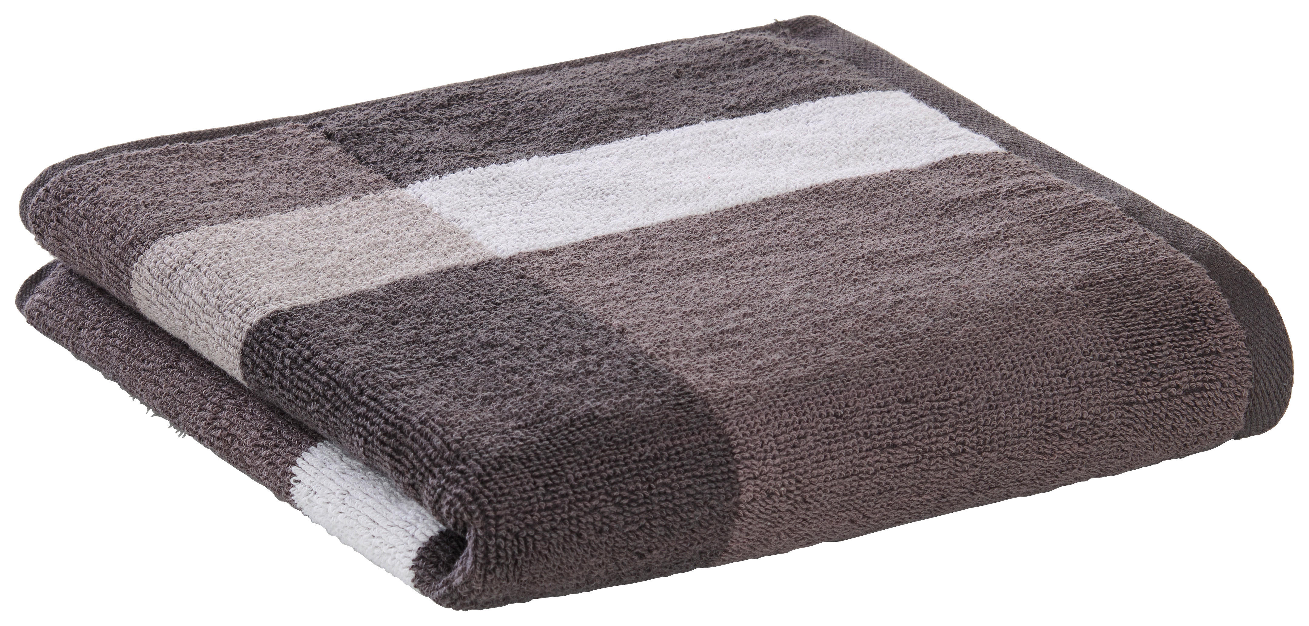 Handtuch Handtuch_Jacquard Karo - grau (50,00/100,00cm)