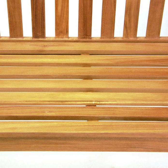 VCM Gartenbank braun Teakholz B/H/L: ca....