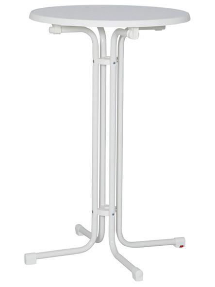 MFG Stehtisch weiß Stahl H/D: ca. 110x70 cm Stehtisch_MFG - weiß (70,00/110,00cm) - MFG