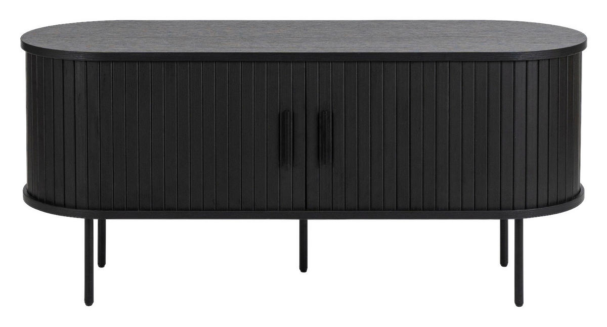 Lowboard SELVA schwarz B/H/T: ca. 120x54x60 cm SELVA - schwarz (120,00/54,00/60,00cm) - WIPMEB