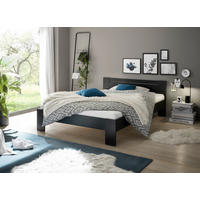 Futonbett Cannes schwarz Liegefläche B/L: ca. 140x200 cm Cannes - schwarz (145,00/71,00/204,00cm)