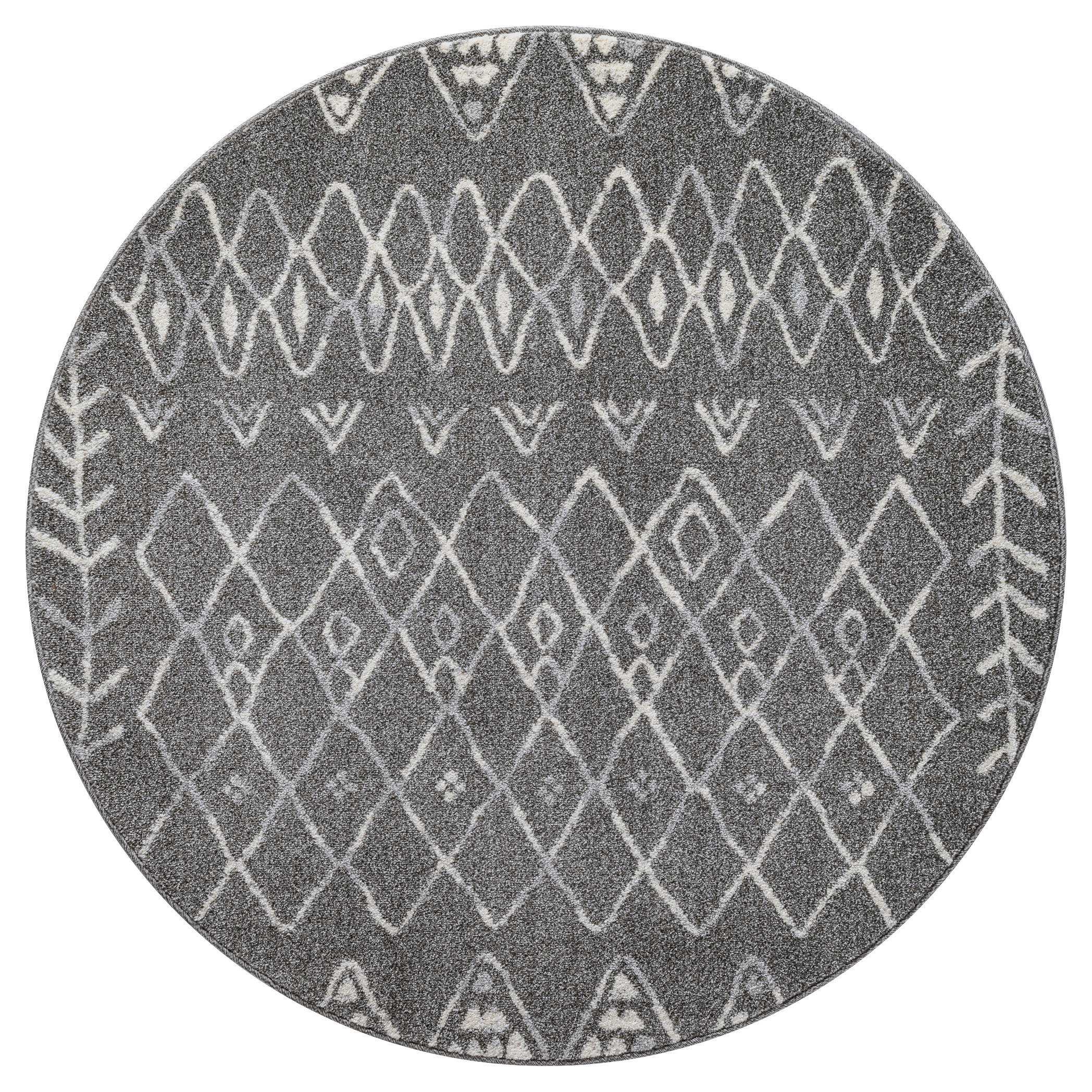 Sanat Teppich anthrazit B/L: ca. 200x200 cm Teppich_Boho_8200_200x200 - anthrazit (200,00/200,00cm) - Sanat