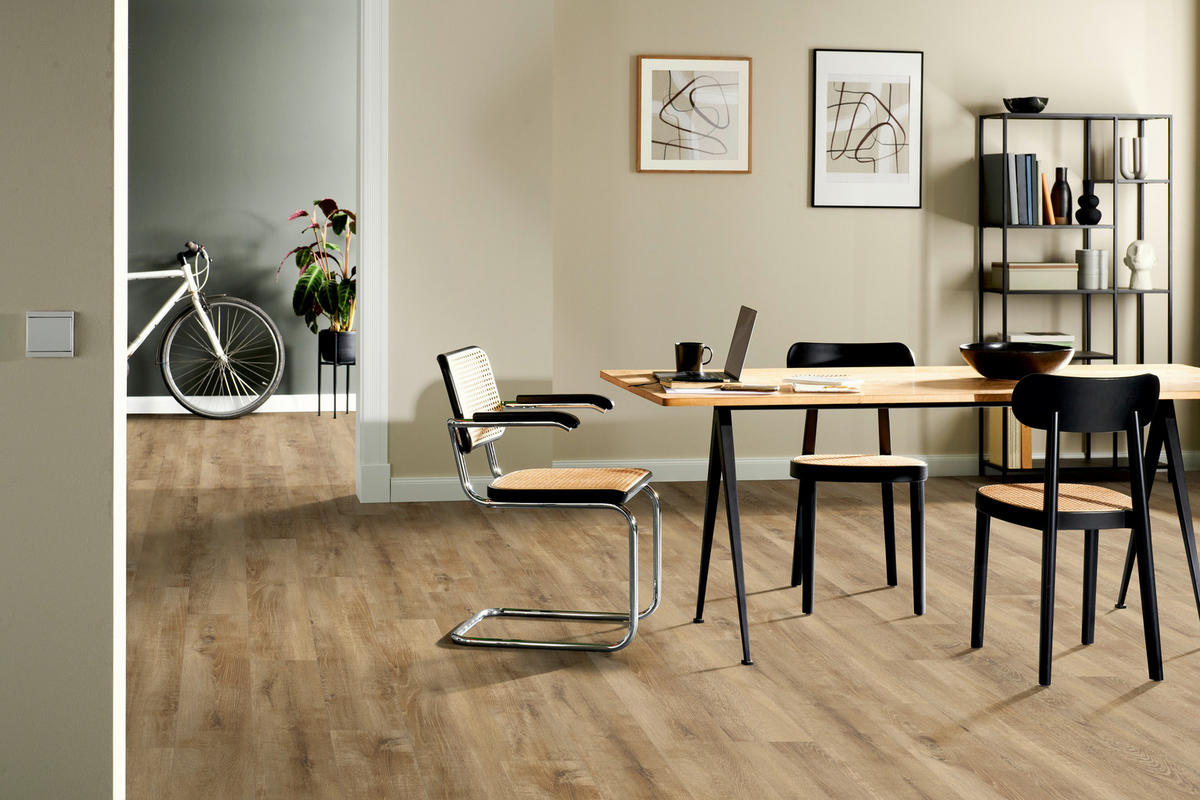 Laminatboden Como ca. 1,9948 m² im Paket  B/L: ca. 129,2x19,3 cm pro Paket Como ca. 1,9948 m² im Paket - (129,20/19,30cm)