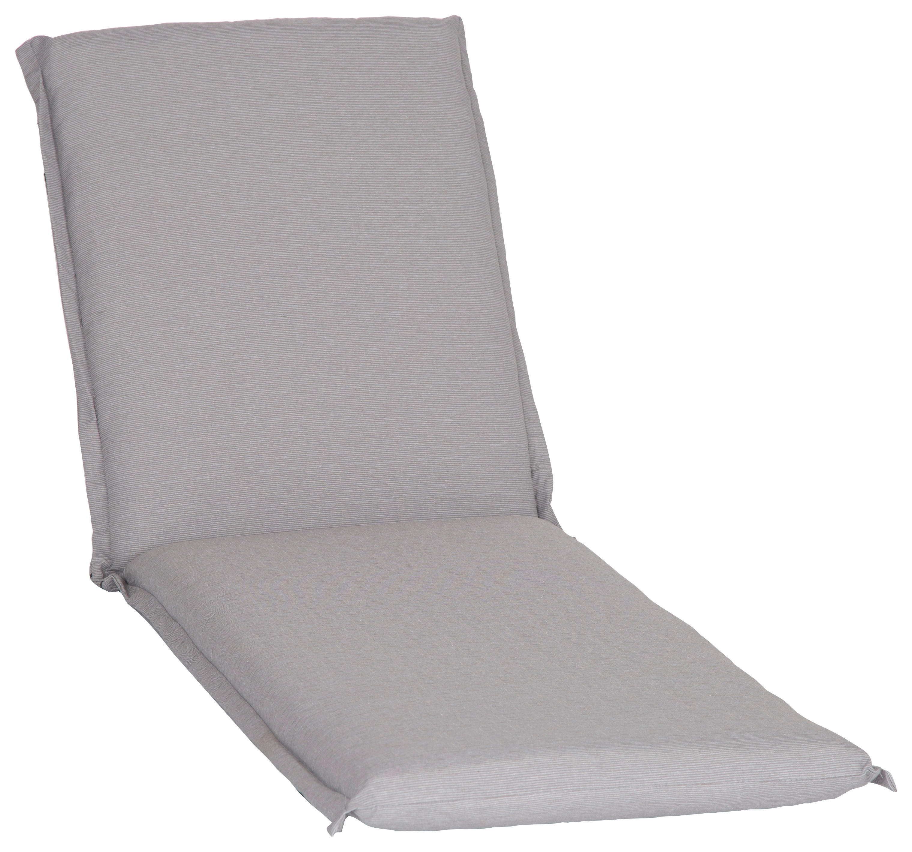 Beo Liegenauflage Atlanta hellgrau Baumwolle B/H/L: ca. 62x16x120 cm Atlanta - hellgrau (120,00/62,00/16,00cm) - Beo