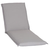 Beo Liegenauflage Atlanta hellgrau Baumwolle B/H/L: ca. 62x16x120 cm Atlanta - hellgrau (120,00/62,00/16,00cm) - Beo