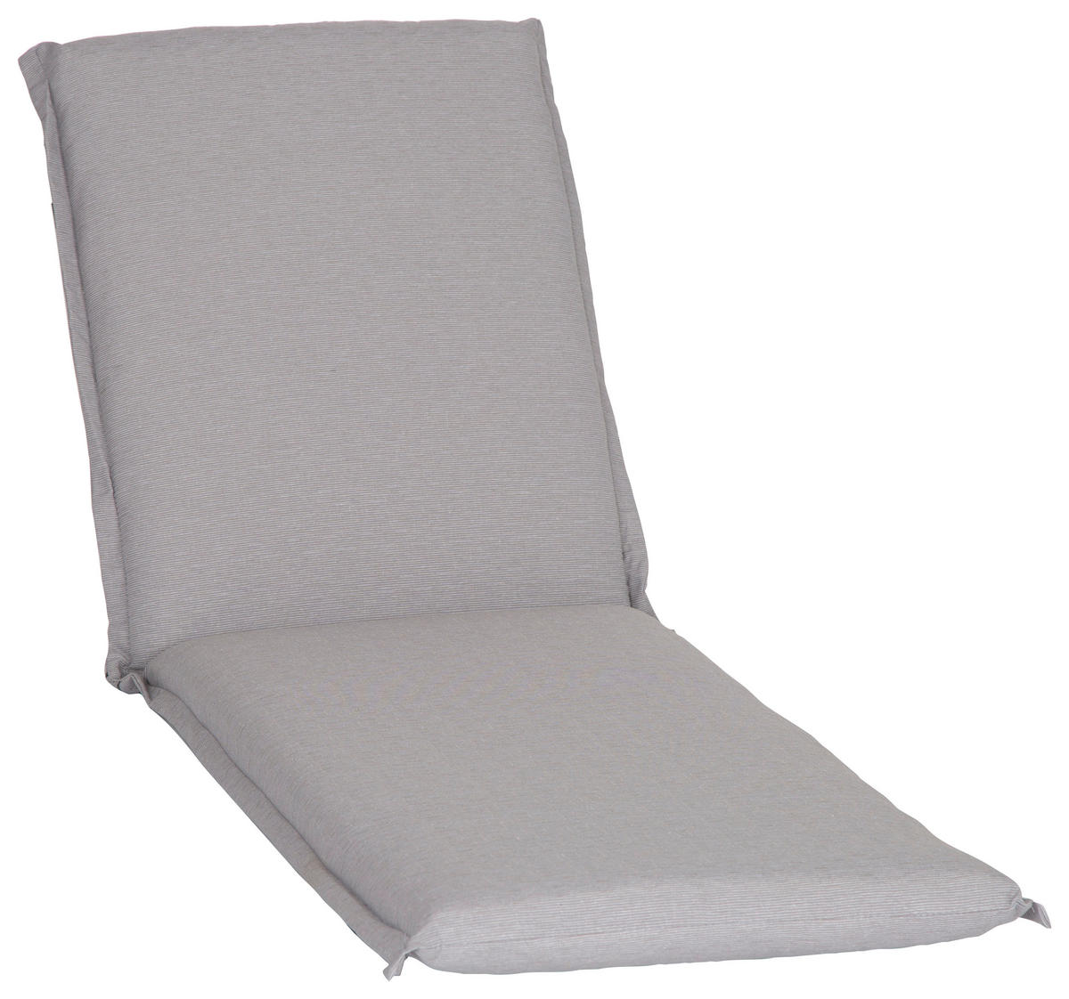 Beo Liegenauflage Atlanta hellgrau Baumwolle B/H/L: ca. 62x16x120 cm Atlanta - hellgrau (120,00/62,00/16,00cm) - Beo