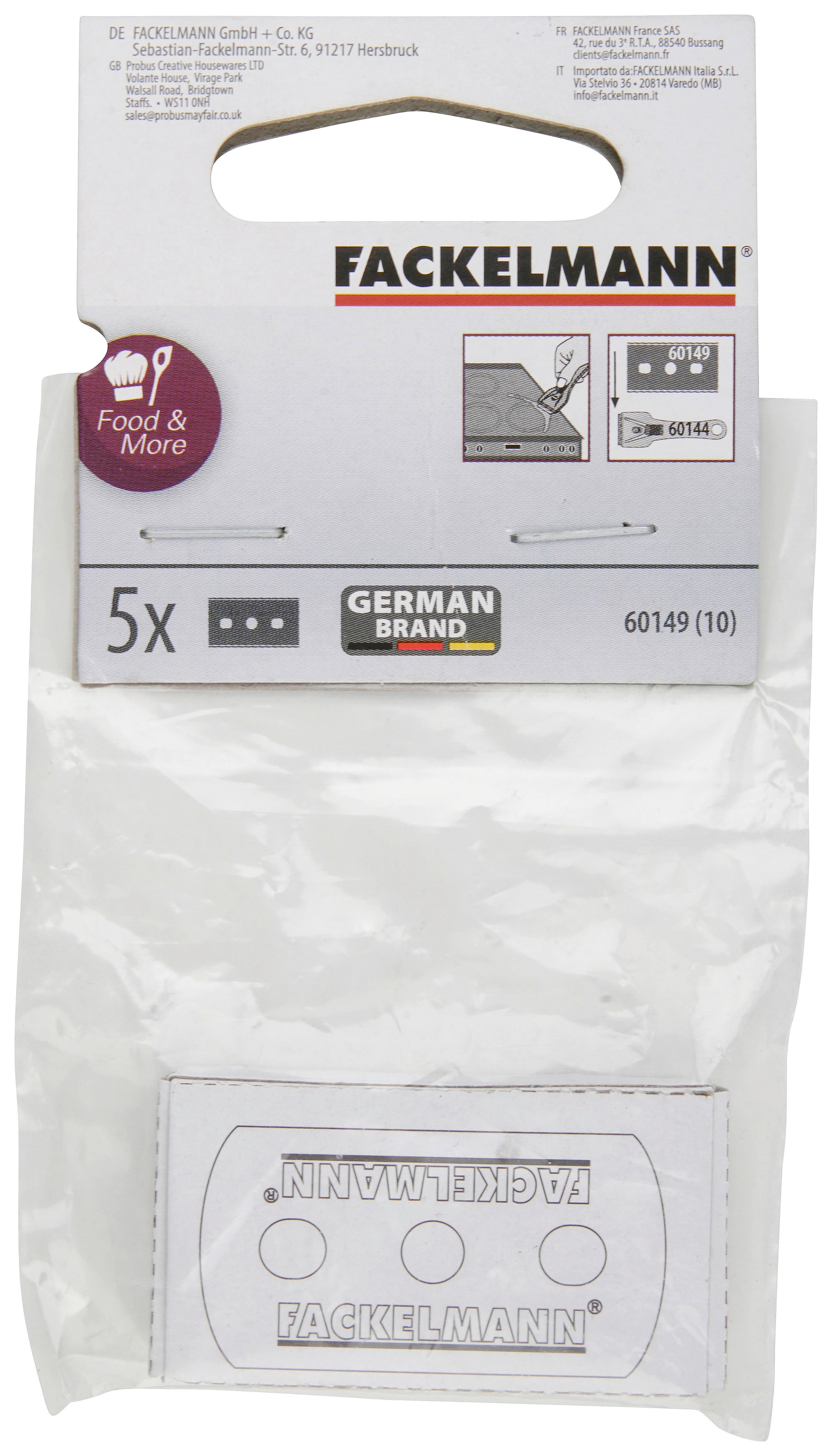 Fackelmann Ersatzklingenset Ersatzklingen_für_Glasschaber - (2,20/4,40cm) - Fackelmann