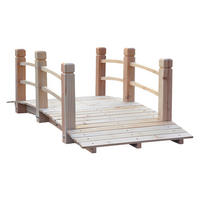 Outsunny Holzbrücke natur B/H/L: ca. 67x48x1525 cm ca. 181 kg Holzbrücke - natur (1525,00/67,00/48,00cm) - Outsunny