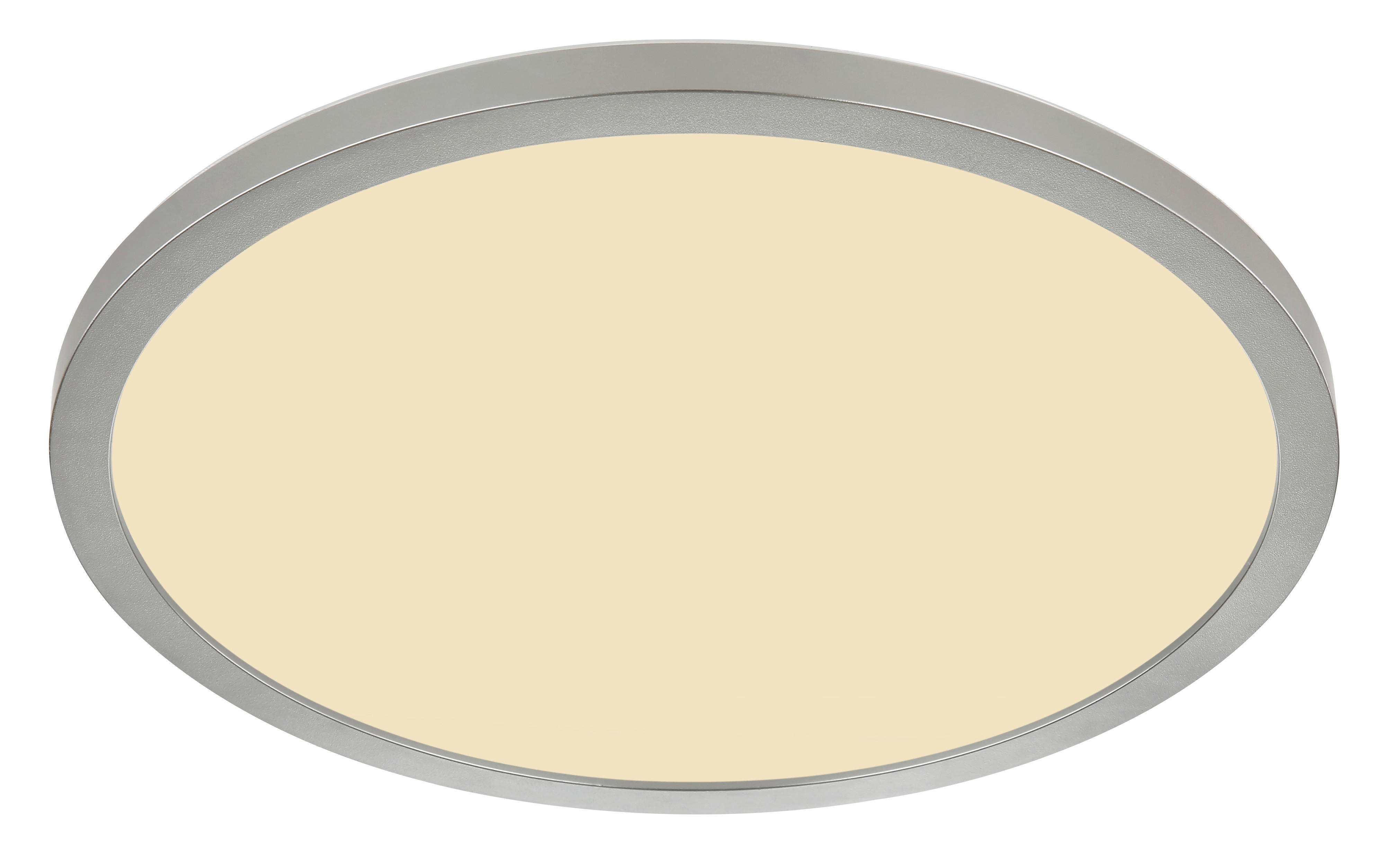 GLOBO LED-Deckenleuchte Opal nickel matt Kunststoff H/D: ca. 2,5x42 cm SAPANA - nickel matt/Opal (42,00/2,50cm) - GLOBO