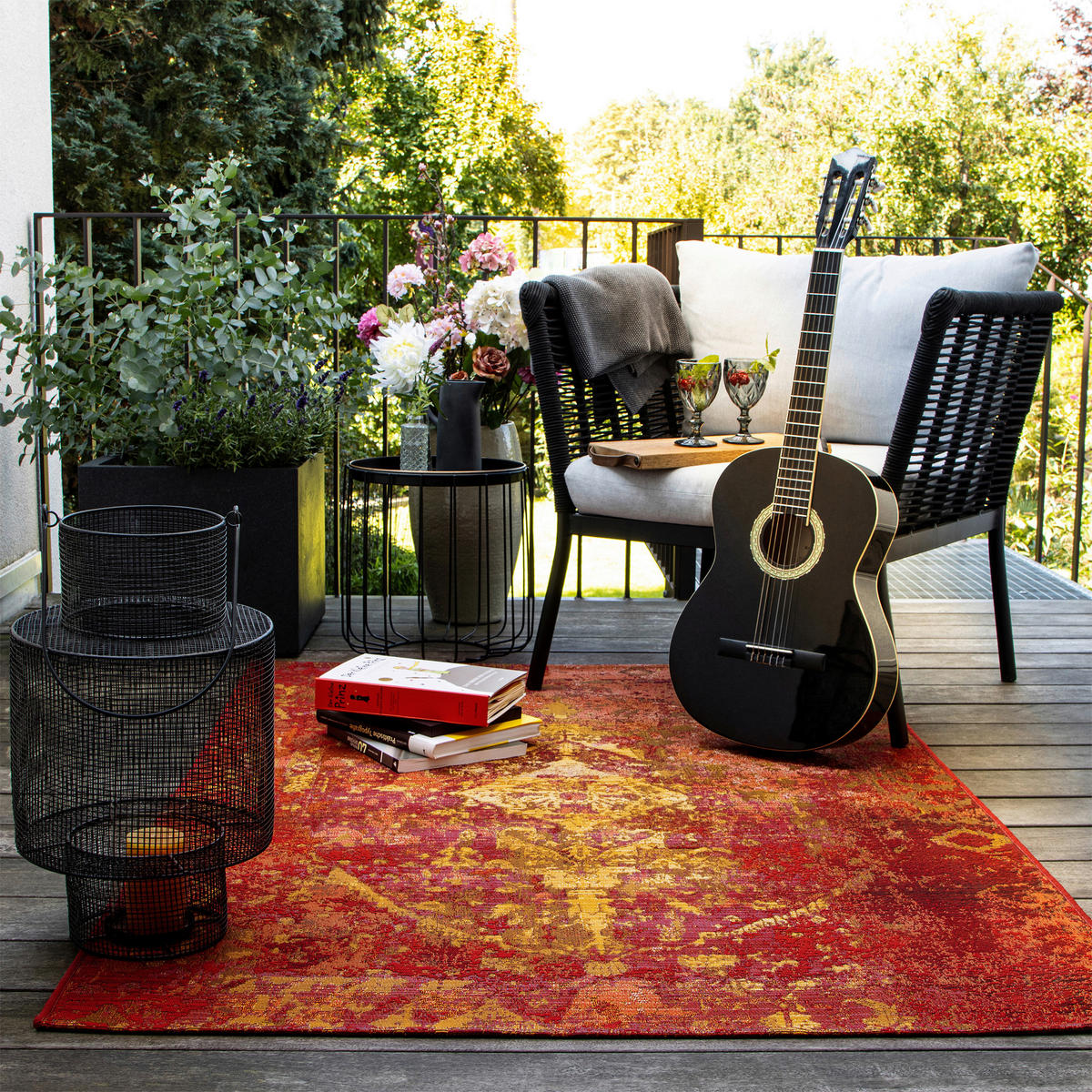 Obsession Teppich My Gobelina rot B/L: ca. 160x230 cm My Gobelina - rot (160,00/230,00cm) - Obsession