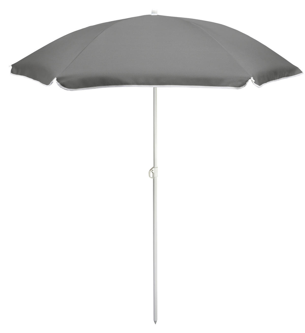 POCOline Sonnenschirm anthrazit Stahl D: ca. 150 cm Sonnenschirm - anthrazit (150,00cm) - POCOline