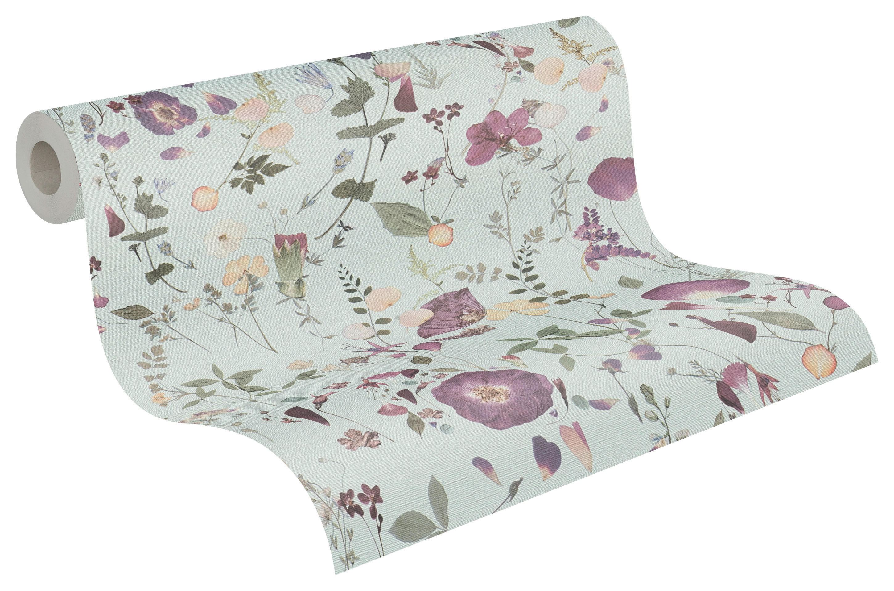 A.S.Creation Vliestapete violett gelb B/H/D: ca. 53x1005x8 cm Vliestapete - gelb/violett (8,00/1005,00cm) - A.S.Creation