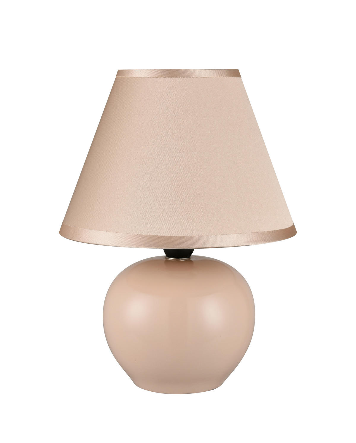 Nolo Tischleuchte sand Stoff Keramik H: ca. 24 cm E14 1 Brennstellen Tischleuchte-Keramik_Seline - sand (24,00cm) - Nolo