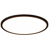 Reality LED-Deckenleuchte schwarz Kunststoff H/D: ca. 2,5x40 cm LED-Deckenleuchte_Aureo - schwarz (40,00/2,50cm) - Reality