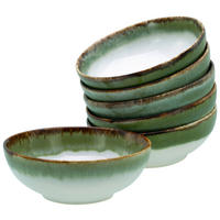 CreaTable Schüssel-Set Cascade grün Steinzeug Cascade - grün - CreaTable