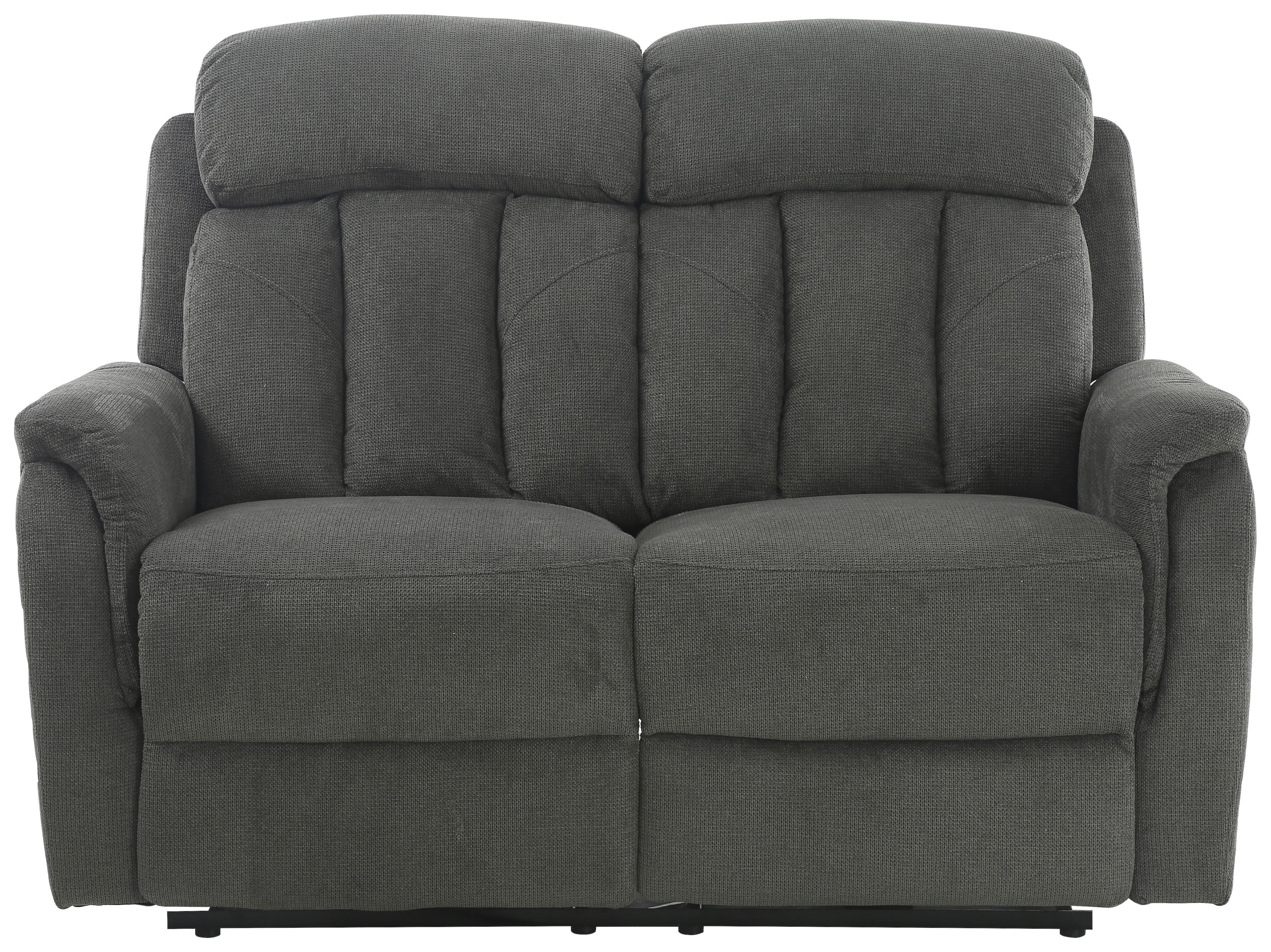 Sofa FM3216-2P grau Microfaser B/H/T: ca. 142x100x95 cm FM3216-2P - grau (142,00/100,00/95,00cm)
