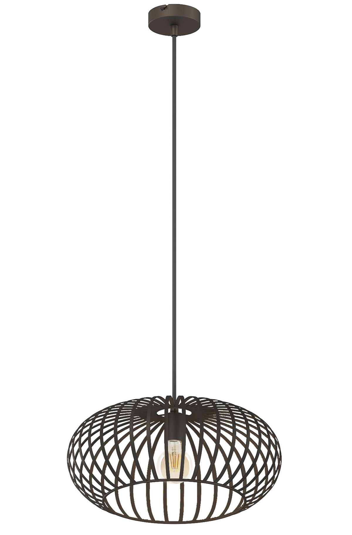 Nowa Pendelleuchte 33270111 rost Metall H/D: ca. 150x40 cm E27 1 Brennstellen MAX - rost (40,00/150,00cm) - Nowa