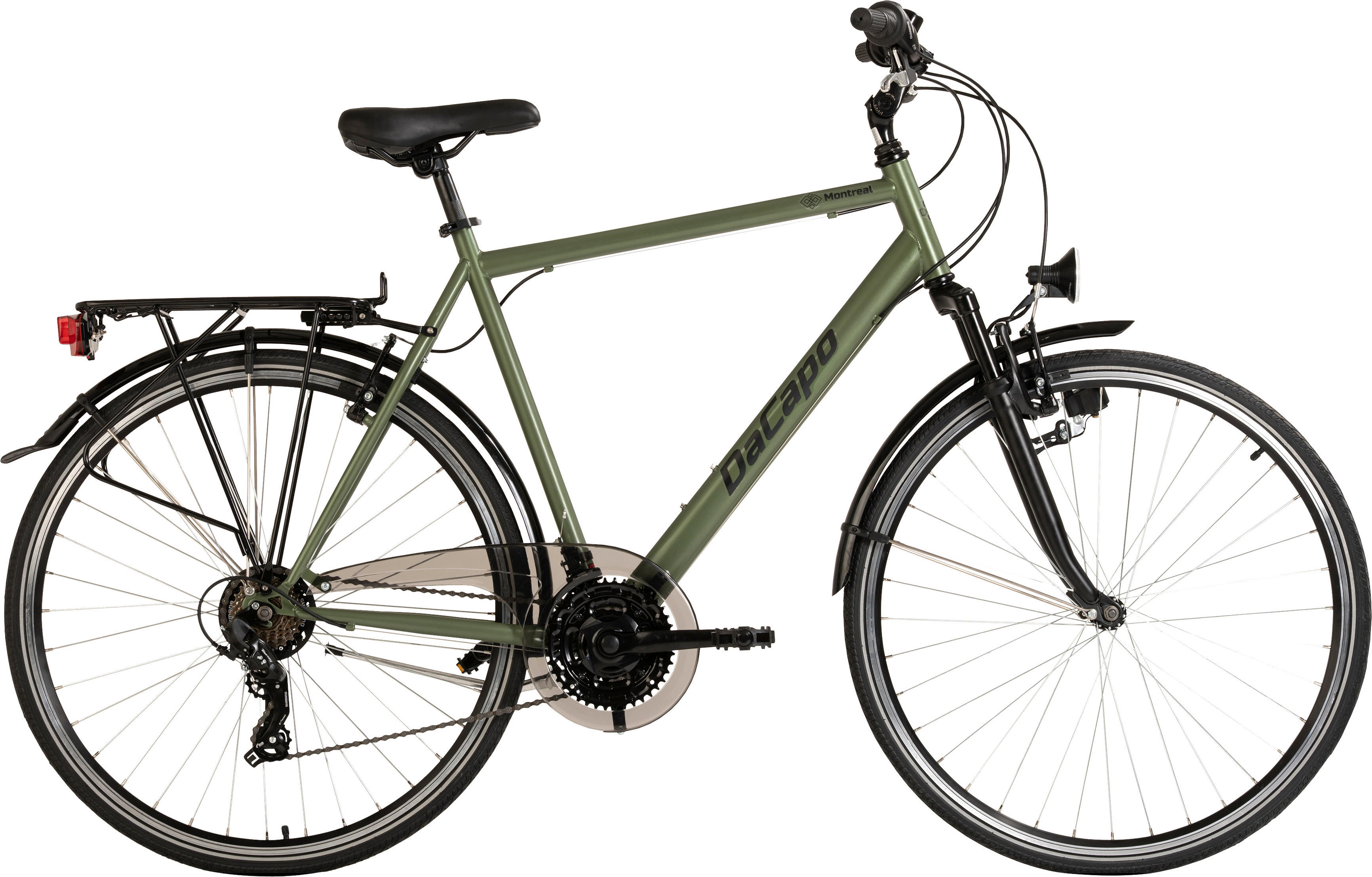 DaCapo Trekking-Bike Montreal MONTREAL 28 Zoll Rahmenhöhe 58 cm 21 Gänge grün grün ca. 28 Zoll Montreal - grün - DaCapo