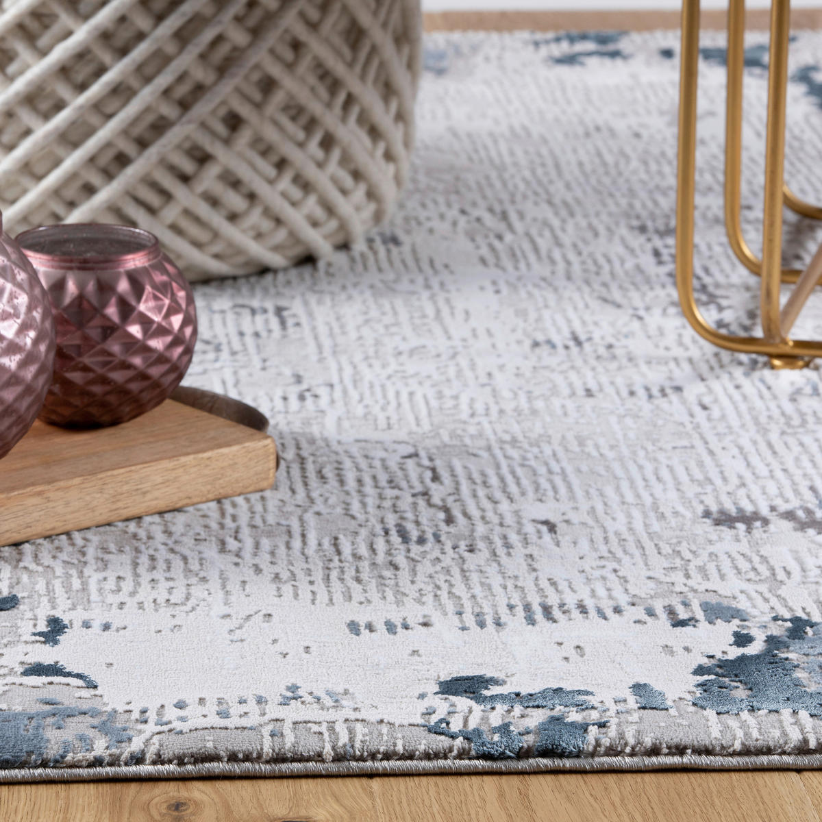 Obsession Teppich My Ombra blau B/L: ca. 200x290 cm My Ombra - blau (200,00/290,00cm) - Obsession